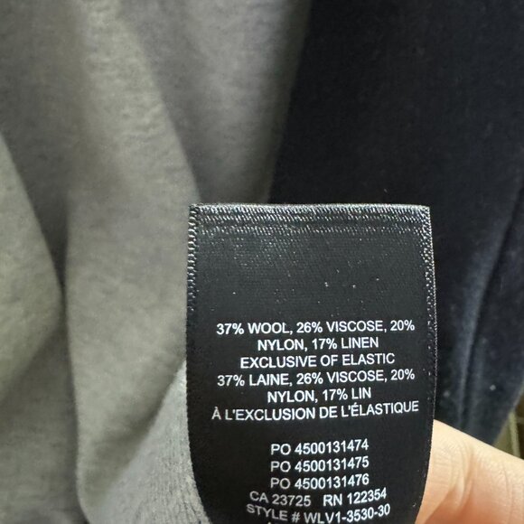 Aritzia Babaton Lance Open Front Long Cardigan Sweater Jacket Black Size S - Picture 4 of 4